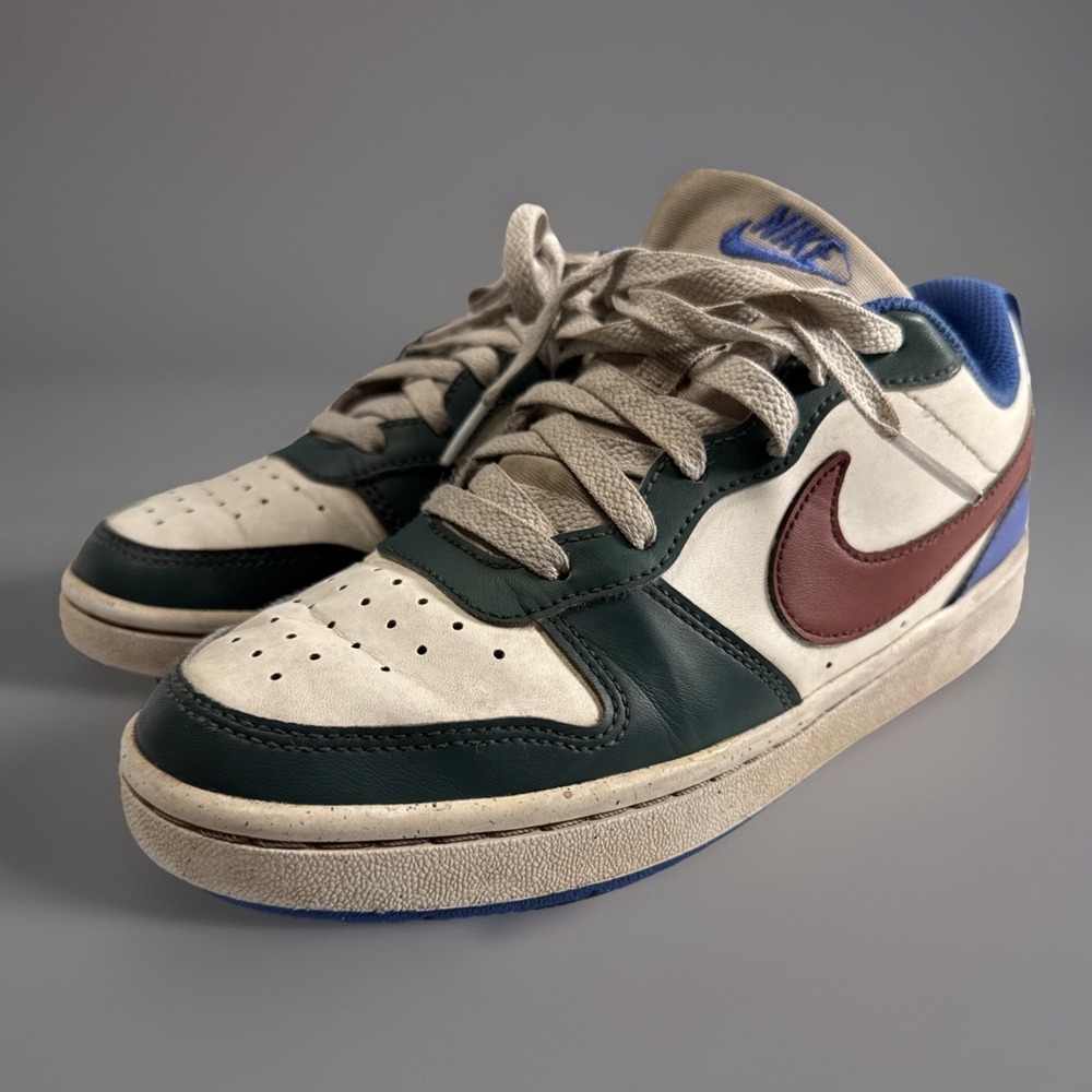 Nike 5 Y Court Borough Low Recraft Green Sail Blue DV5456-300